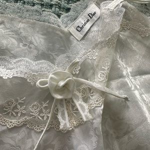 Christian Dior Bridal Robe and Slip